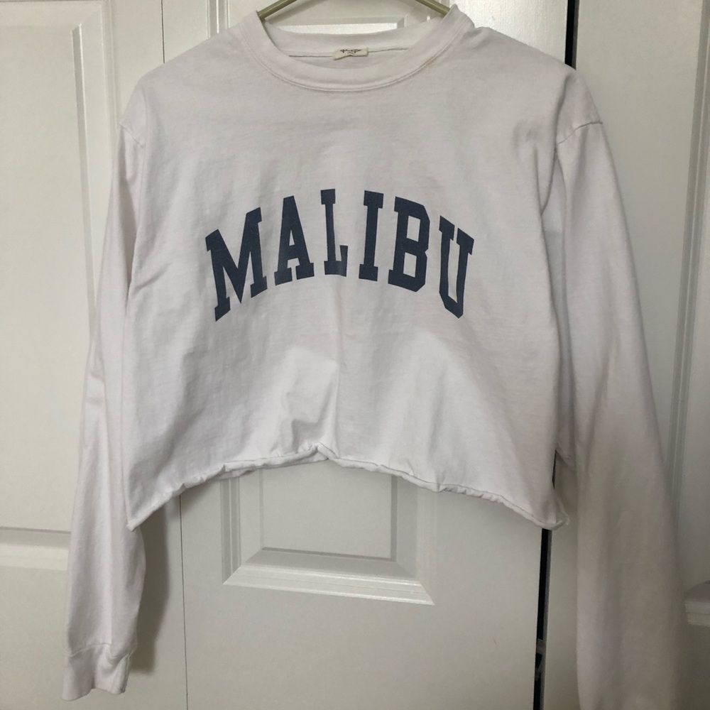 Brandy Melville Cropped Malibu Long Sleeve